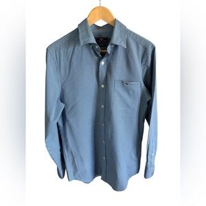 Vineyard Vines Men's Classic Fit Tucker Shirt Blue Checkered Button Down Shirt S